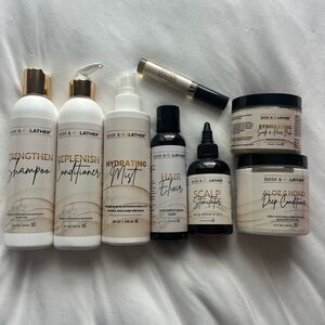 Bask & Lather Hydrating Hair Care Set